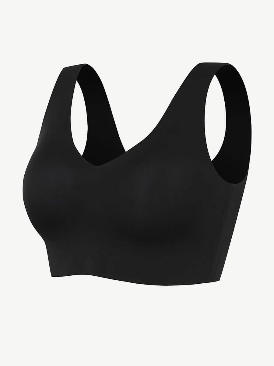 V - Cut Seamless Bra