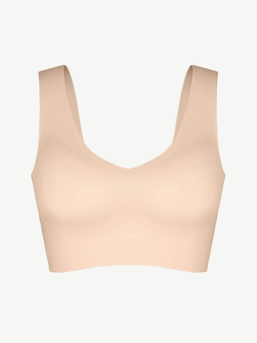 V - Cut Seamless Bra