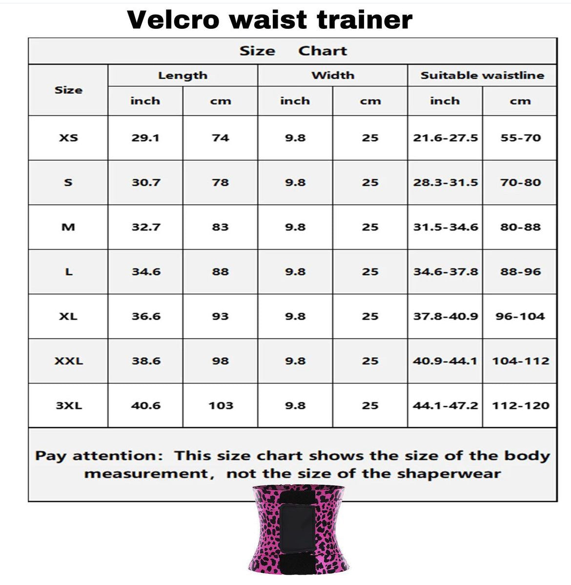 Velcro Waist Trainer